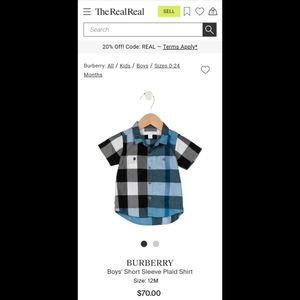 Burberry Short sleeve